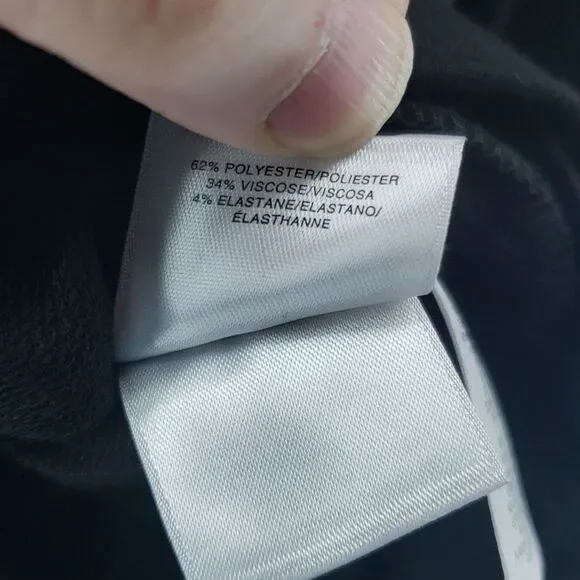 Nine West Black Knit top Medium cold Shoulder (AL) - Picture 4 of 8